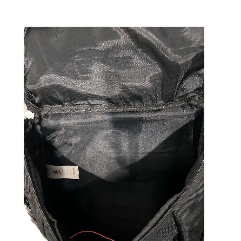 Kaka Black White Backpack Top Loading 36L - Picture 3 of 5